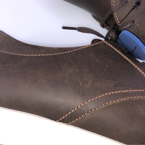 FLORSHEIM Men's Transit Cap-Toe Leather Oxfords- Brown, Size US 11M - Picture 3 of 11